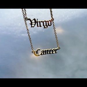 Zodiac sign necklaces